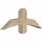 Ekena Millwork Bellingham Rough Sawn Timber Gable Bracket, Douglas Fir, 36"W x 13"H x 4"D x 4"F, 9/12 Pitch GBW036X13X0404BEL00RDF - alternate 4